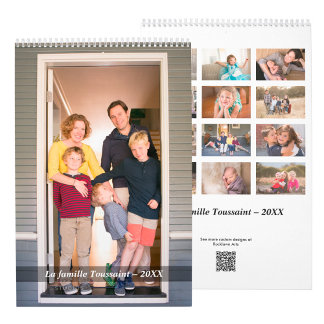 Create Your Own French Photo Calendar