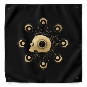 Create Your Own Full Gold Arcane Strength Tarot Bandana