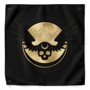 Create Your Own Full Gold Arcane Temperance Tarot Bandana
