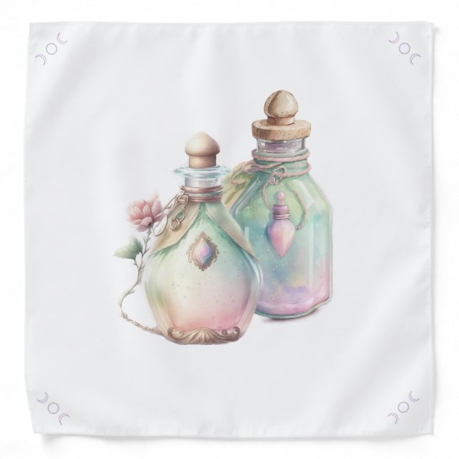 Create Your Own Full Perfume Bottles Bandana (Front)