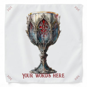 Create Your Own Full Red, Blue & Gold Chalice Bandana