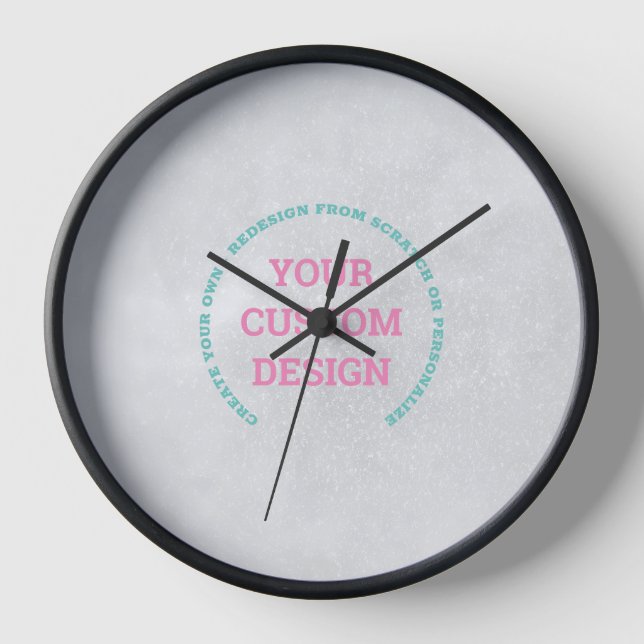 Create Your Own Fully Customised Clock (Front)