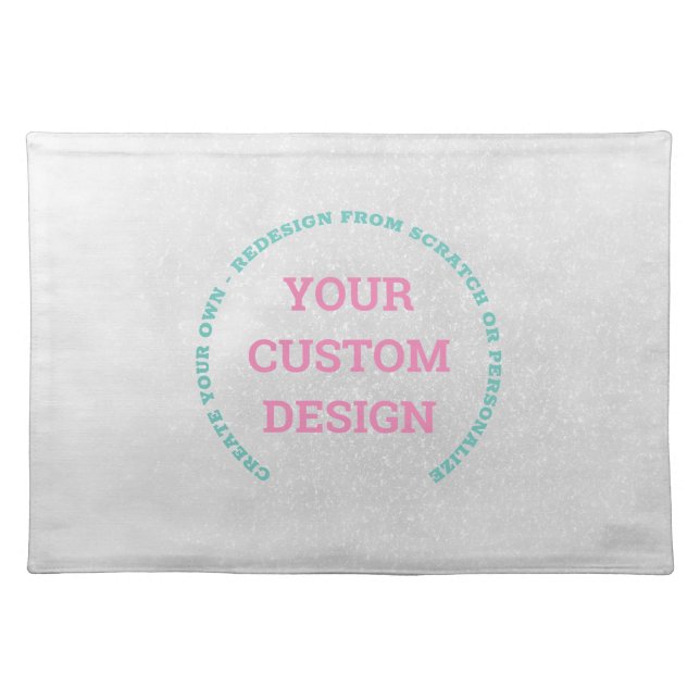 Create Your Own Fully Customised Cloth Placemat (Front)