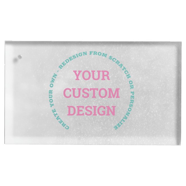 Create Your Own Fully Customised Place Card Holder (Front)