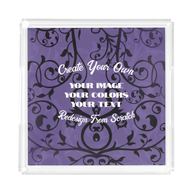 Create Your Own Fully Customized Acrylic Tray (Front)