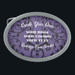 Create Your Own Fully Customized Belt Buckle<br><div class="desc">Background shown: Black Vines

Create your own custom high quality stuff!

Customize this item with your own personalized text or redesign entirely from scratch by replacing our image with your own.</div>