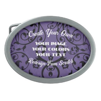 Create Your Own Fully Customized Belt Buckle by VoXeeD at Zazzle
