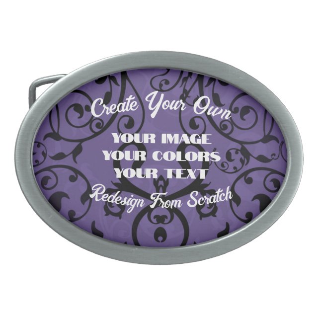 Create Your Own Fully Customized Belt Buckle (Front)