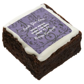Create Your Own Fully Customized Brownie by VoXeeD at Zazzle