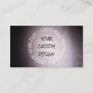 Create Your Own Fully Customized Business Card