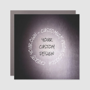 Create Your Own Fully Customized Car Magnet
