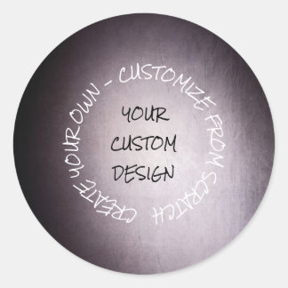 Create Your Own Fully Customized Classic Round Sticker