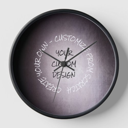 Create Your Own Fully Customized Clock