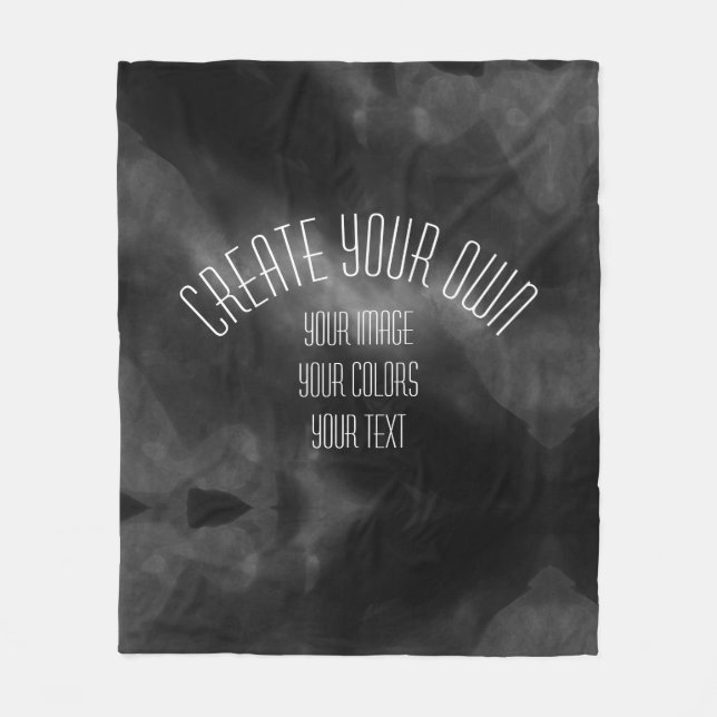 Create Your Own Fully Customized Fleece Blanket (Front)