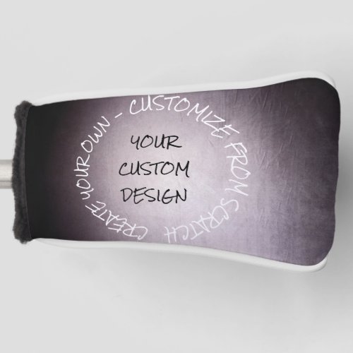 Create Your Own Fully Customized Golf Head Cover