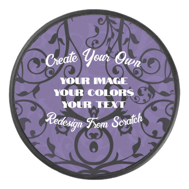 Create Your Own Fully Customized Hockey Puck (Front)