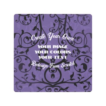 Create Your Own Fully Customized Metal Print by VoXeeD at Zazzle