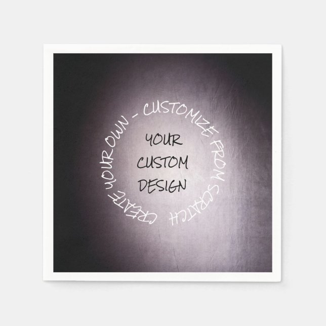 Create Your Own Fully Customized Napkins (Front)
