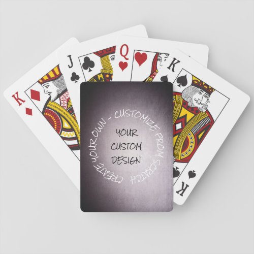 Create Your Own Fully Customized Playing Cards