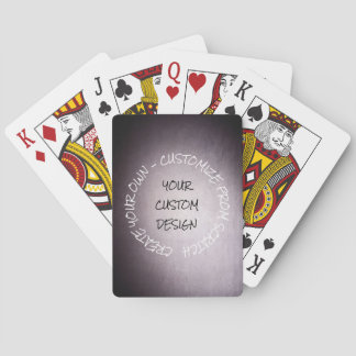 Create Your Own Fully Customized Poker Cards