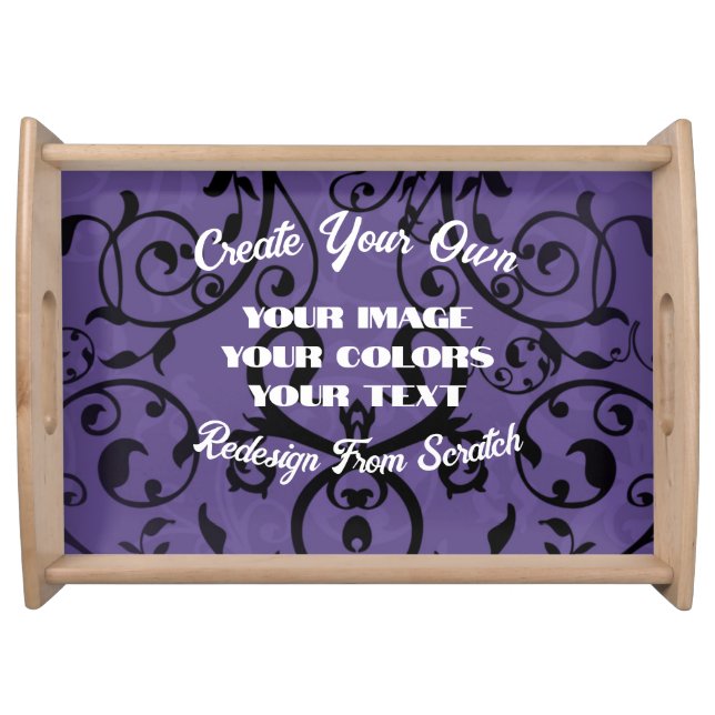 Create Your Own Fully Customized Serving Tray (Front)