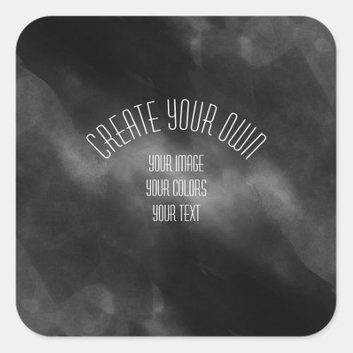 Create Your Own Fully Customized Square Sticker