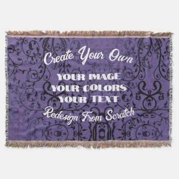 Create Your Own Fully Customized Throw Blanket by VoXeeD at Zazzle