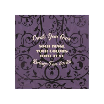 Create Your Own Fully Customized Wood Wall Art by VoXeeD at Zazzle