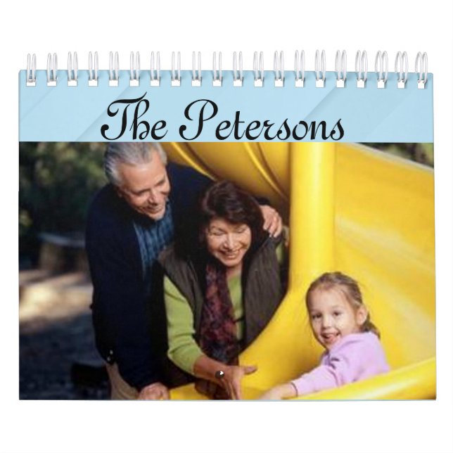 Create Your Own Fun Giftable Family Photograph Calendar (Cover)