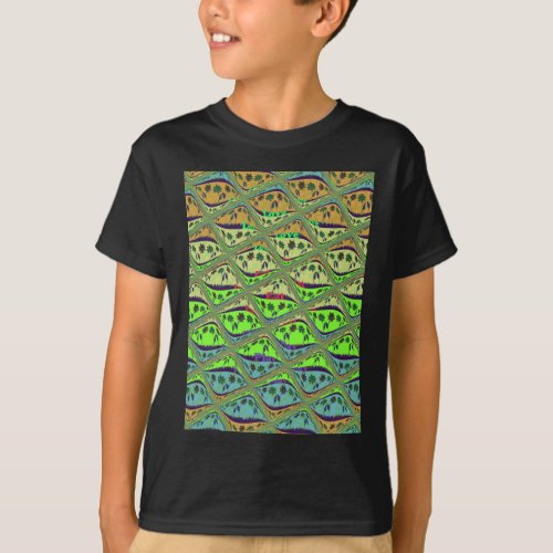 Create Your Own Fun Retro Lovely Floral Island  T_Shirt