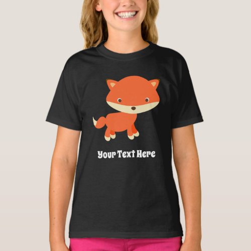 Create Your Own Funny Animal Fox T_Shirt