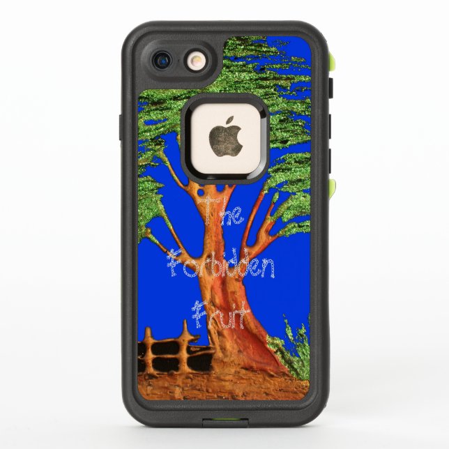 Create Your Own Funny Apple Acacia Tree   LifeProof iPhone Case (Back)