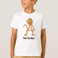 Create Your Own Funny Cartoon Monkey T-Shirt
