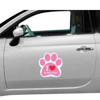 Create Your Own Funny I Love  Car Magnet by HasCreations at Zazzle