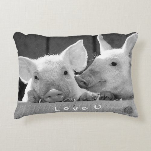 Create Your Own Funny Photo Love You Custom Decorative Pillow