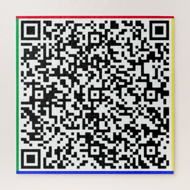 Create Your Own Funny QR Code Puzzle Gift (Vertical)