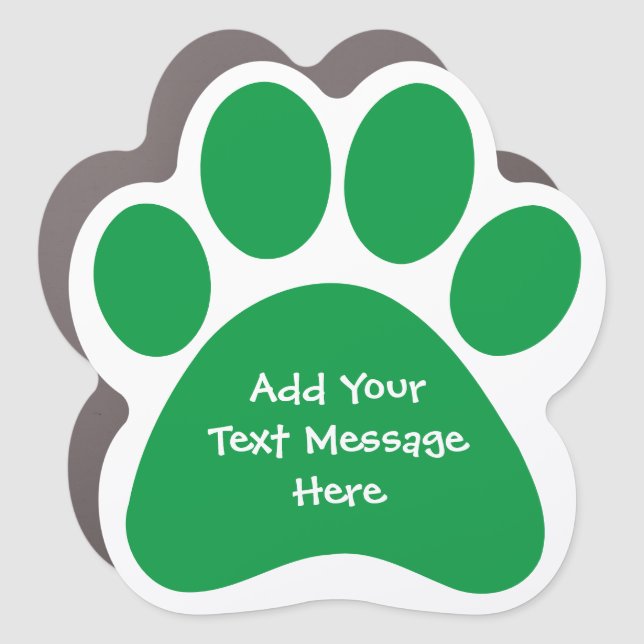 Create Your Own Funny Text Message Car Magnet (Front)