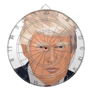 Create your own Funny Trump photo Dart Board