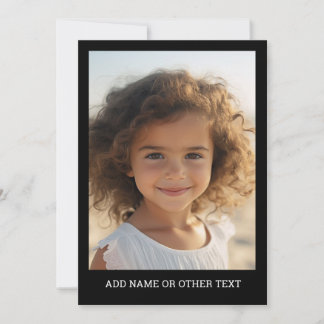 Create Your Own Gallery Art - Black Border Holiday Card