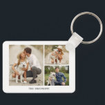 Create Your Own Gallery of 3 Photos Keychain<br><div class="desc">Gallery of 3 Personalized Photo design. Use your favorite photos to make a beautiful keepsake for yourself or a special gift for a friend or family member.</div>