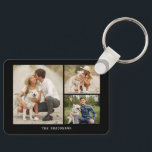 Create Your Own Gallery of 3 Photos Keychain<br><div class="desc">Gallery of 3 Personalized Photo design. Use your favorite photos to make a beautiful keepsake for yourself or a special gift for a friend or family member.</div>