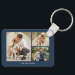Create Your Own Gallery of 3 Photos Keychain<br><div class="desc">Gallery of 3 Personalized Photo design. Use your favorite photos to make a beautiful keepsake for yourself or a special gift for a friend or family member.</div>