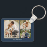 Create Your Own Gallery of 3 Photos Keychain<br><div class="desc">Gallery of 3 Personalized Photo design. Use your favorite photos to make a beautiful keepsake for yourself or a special gift for a friend or family member.</div>