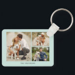 Create Your Own Gallery of 3 Photos Keychain<br><div class="desc">Gallery of 3 Personalized Photo design. Use your favorite photos to make a beautiful keepsake for yourself or a special gift for a friend or family member.</div>