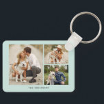Create Your Own Gallery of 3 Photos Keychain<br><div class="desc">Gallery of 3 Personalized Photo design. Use your favorite photos to make a beautiful keepsake for yourself or a special gift for a friend or family member.</div>