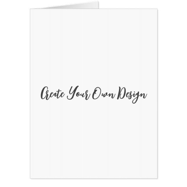 Create Your Own Giant  Card-  Card (Front)