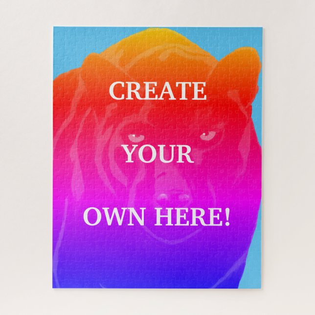 Create Your Own Gift Photo Jigsaw Puzzle  (Vertical)