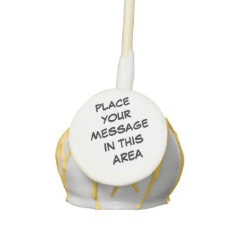 Create Your Own Gift Template Cake Pops by giftsbygenius at Zazzle