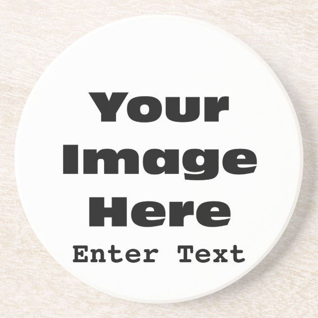 Create Your Own Gift Template Drink Coaster (Front)