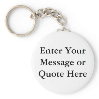 Create Your Own Gift Template keychain